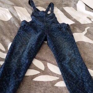 Vintage Y2K Hollister HCO Bibs Overalls Jeans Skinny M 7 Distressed